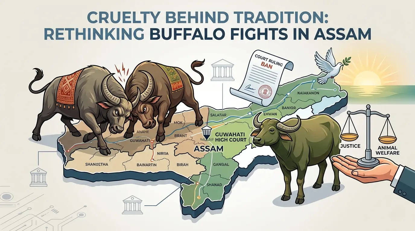 Cruelty Behind Tradition Rethinking Buffalo Fights in Assam