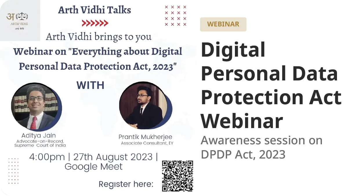 Digital Personal Data Protection Act Webinar