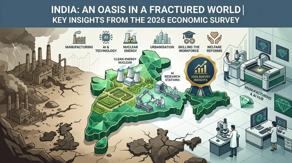 India An Oasis in a Fractured World Key Insights from the 2026 Economic Survey