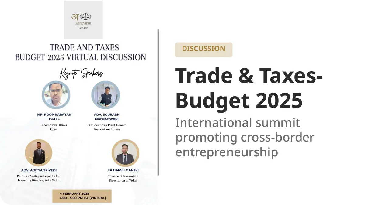 Trade & Taxes – Budget 2025